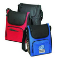 Deluxe Insulated Poly Lunch Bag Cooler w/ Shoulder Strap & Pockets